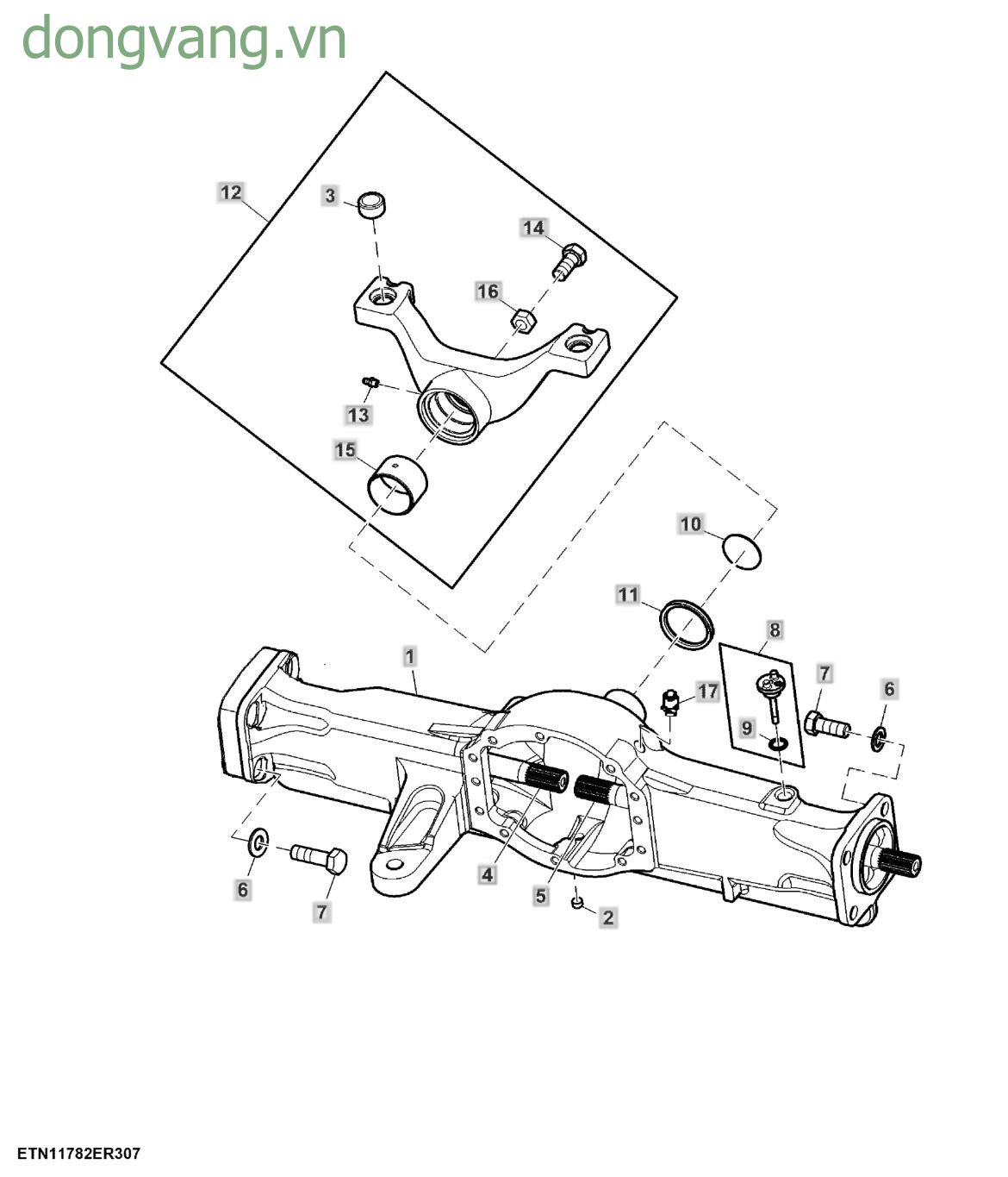 Trục trước, Truyền động phía trước - ST831922